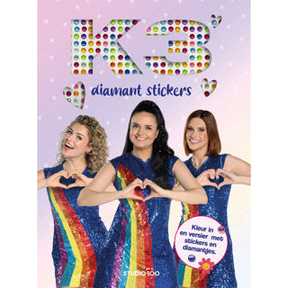 Studio 100 k3 kleurboek diamant stickers fsc mix 70% | 2 stuks