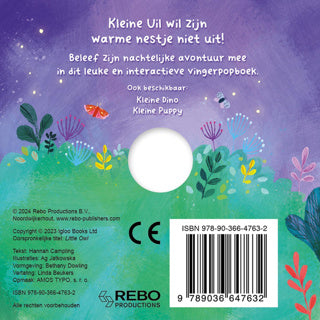 Boek vingerpop kleine uil
