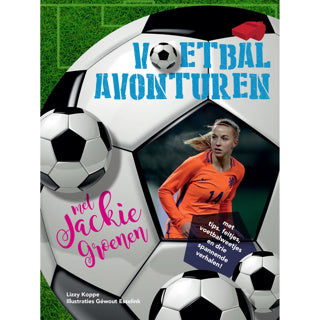 Boek voetbalavonturen met jackie groenen | 2 stuks