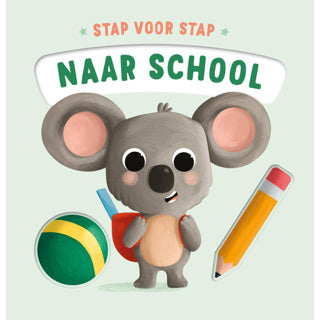 Rebo publishers naar school - stap voor stap kartonboekje