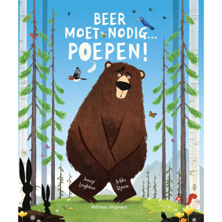 Boek beer moet nodig poepen
