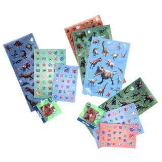 Stickerset dinosaurus 500-delig | 6 stuks