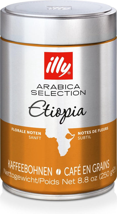 Illy arabica selection ethiopië koffiebonen - 6 x 250 gram