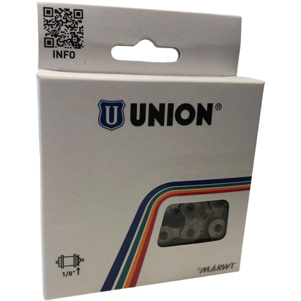 Union 410H Fietsketting 1 2x1 8x112 Zwart