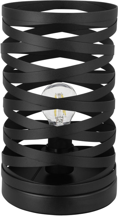 Eglo cremella tafellamp - e27 - 29 cm - zwart - staal