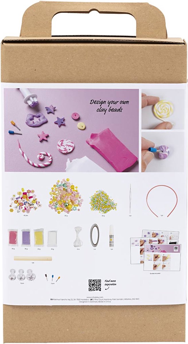 Creativ company http: www.cchobby.nl hobbyset-sieraden-kids-diverse-kleuren-1-doos