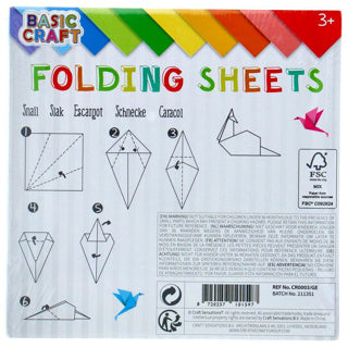 Vouwblaadjes 15x15 cm 120 stuks | 6 stuks