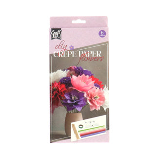 Craft id crepe knutsel bloemen