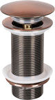 Differnz wastafel afvoerplug pop up design 9.8 cm koper