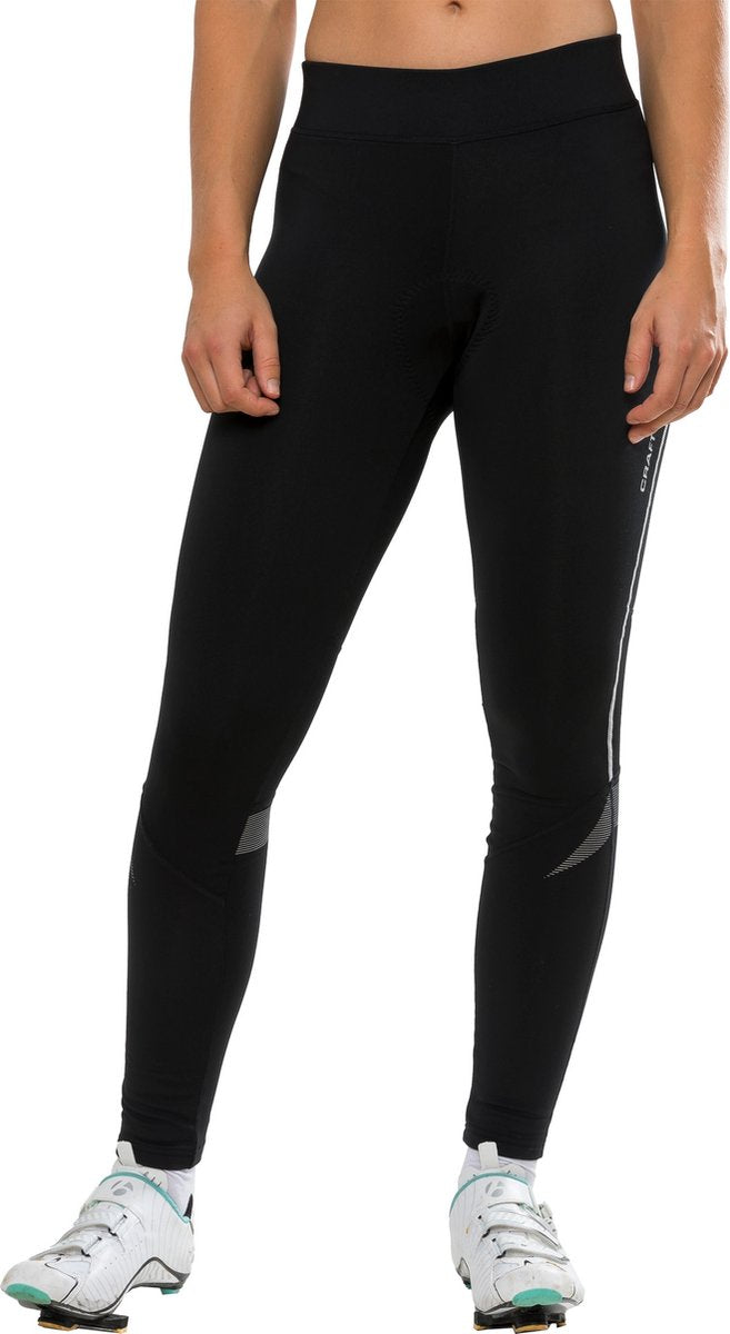Craft ideal thermal tights fietsbroek dames - black l