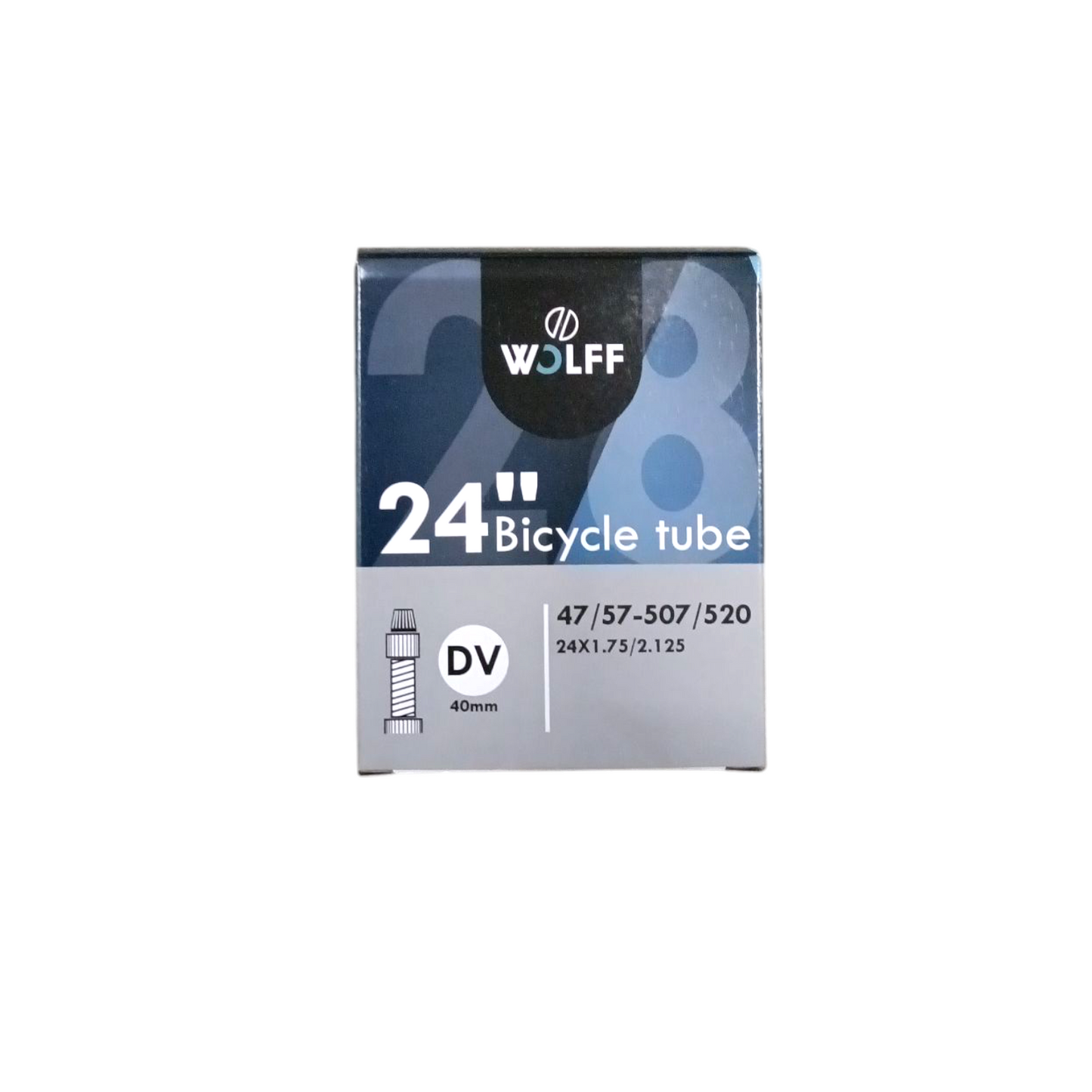 Hakuba binnenband 24x1.75 2.125 etrto 47 57-507 520, ventiel: dunlop blitz holland ventiel 35mm