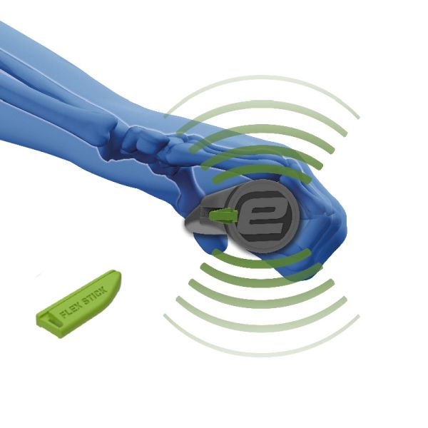 Ergotec handvatset eg-active flex - zwart