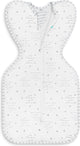 Love to dream ™ babyslaapzak swaddle up™ - inbakeren - baby 3-6 maanden - 6-8.5 kg - zomer - 0.2 tog - wit met tekst