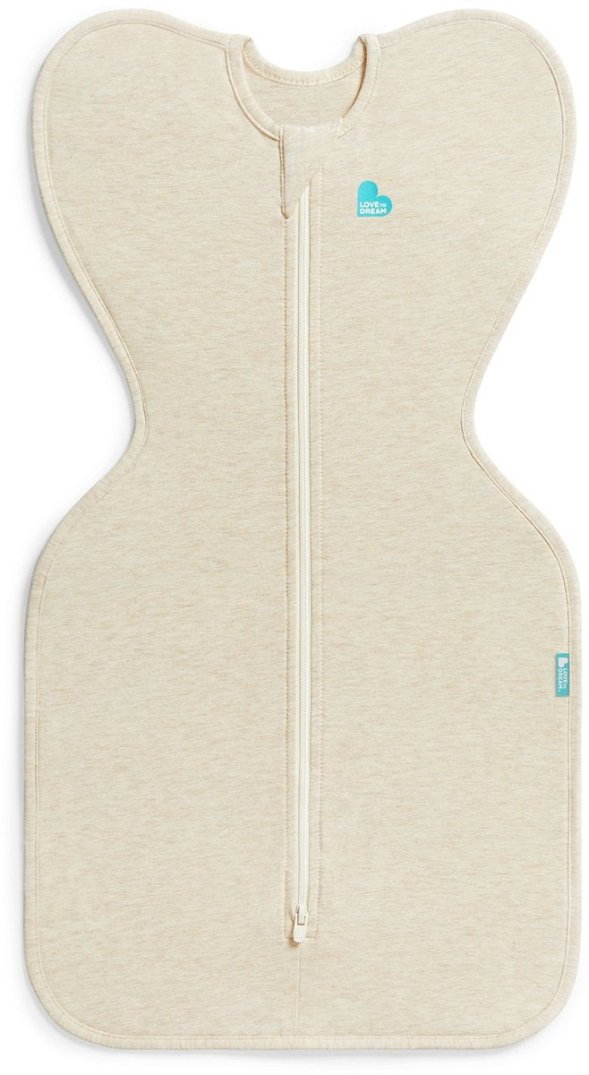 Love to dream ™ babyslaapzak swaddle up™ - inbakeren - baby 3-6 maanden - 6-8.5 kg - all season - oatmeal