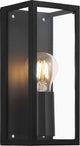 Eglo amezola - wandlamp - e27 - 26 cm - zwart