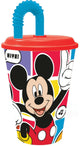 Mickey mouse drinkbeker met rietje kind - - 430ml