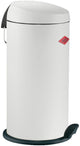 Wesco capboy maxi prullenbak | pedaalemmer | 22 liter | metaal - wit | afvalemmer - made in germany