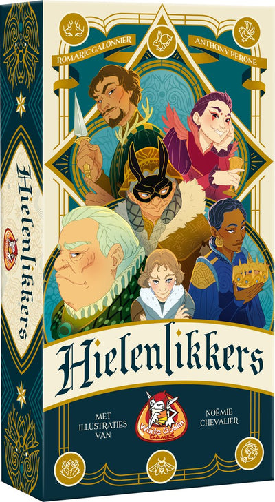 White goblin games - hielenlikkers - kaartspel - 2 tot 5 spelers - interactief kaarstpel voor gezinnen - vanaf 8 jaar -