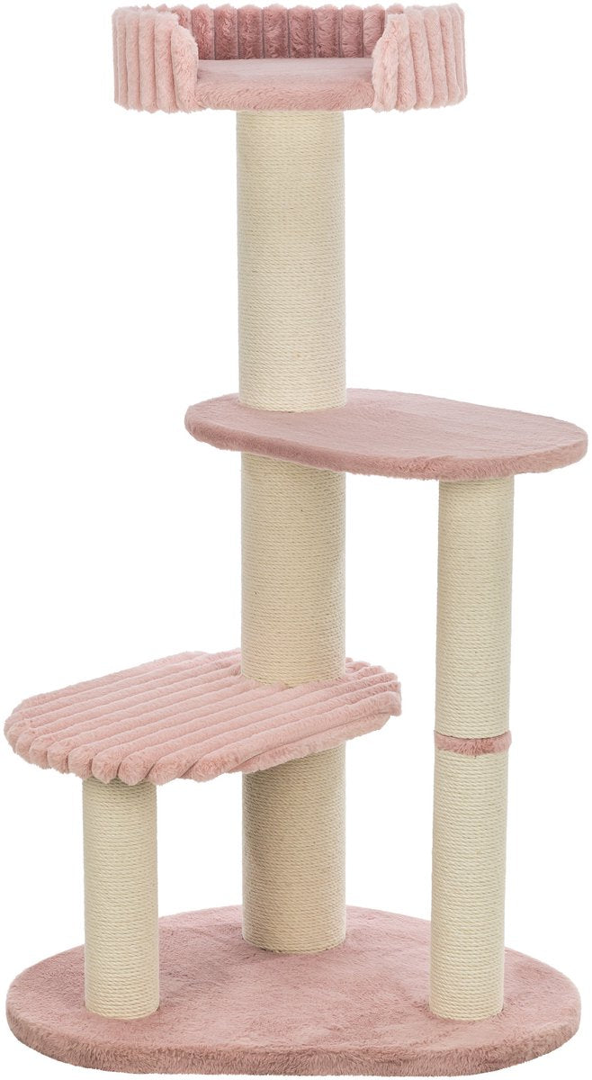 Trixie krabpaal lonni - pluche corduroy, jute omwikkeling - 75x55x132 cm
