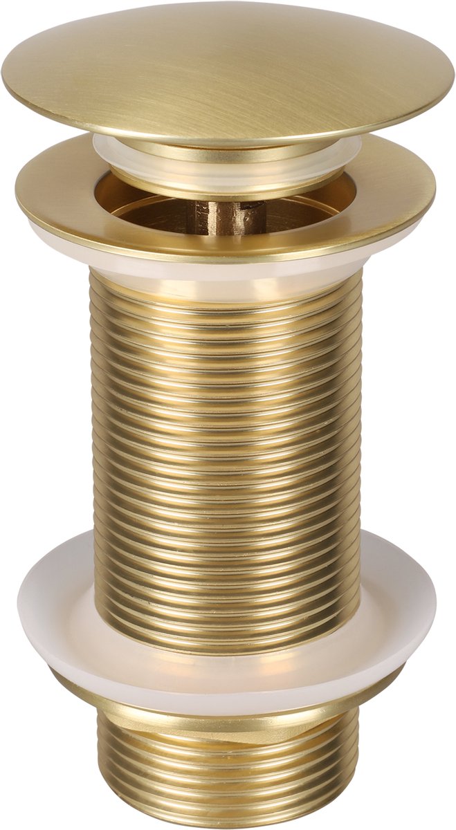 Differnz wastafel afvoerplug pop up design 9.8 cm goud