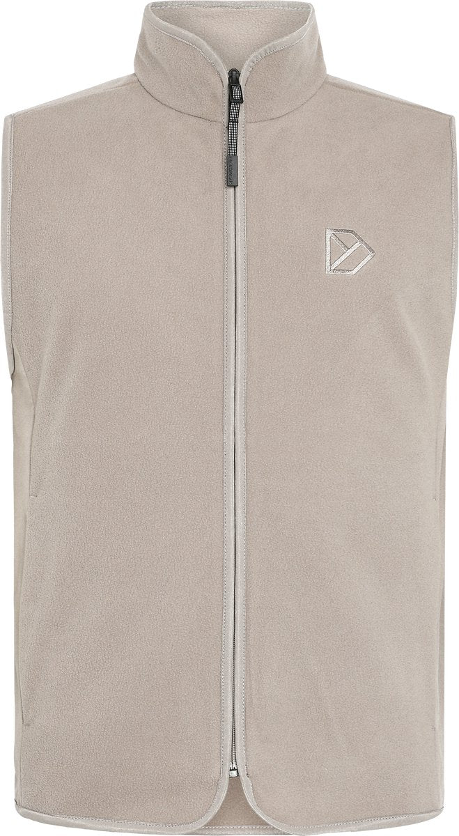 Didriksons tino usx vest unisex outdoorjas - ash brown