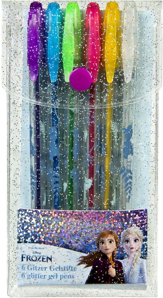 Undercover frozen glitter gelpennen, 6st.