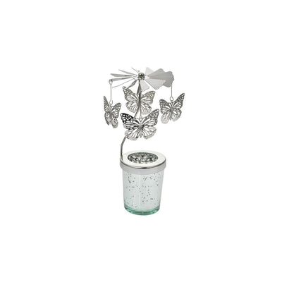 Clayre eef theelichtcarrousel ø8xh17cm