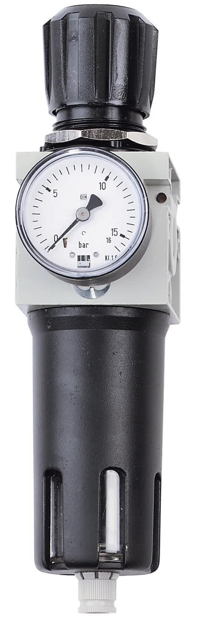 Schneider airsystems druckregler fdm filter pressure reducer 0 - 12 bar 18bar