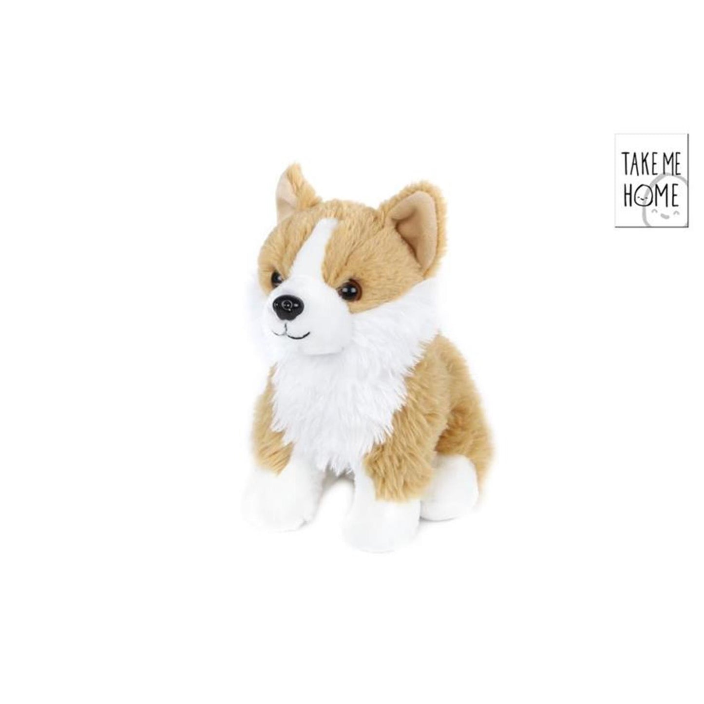 Take me home hond corgi pluche 20cm