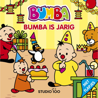 Studio 100 bumba kartonboek met flapjes: bumba is jarig | 2 stuks