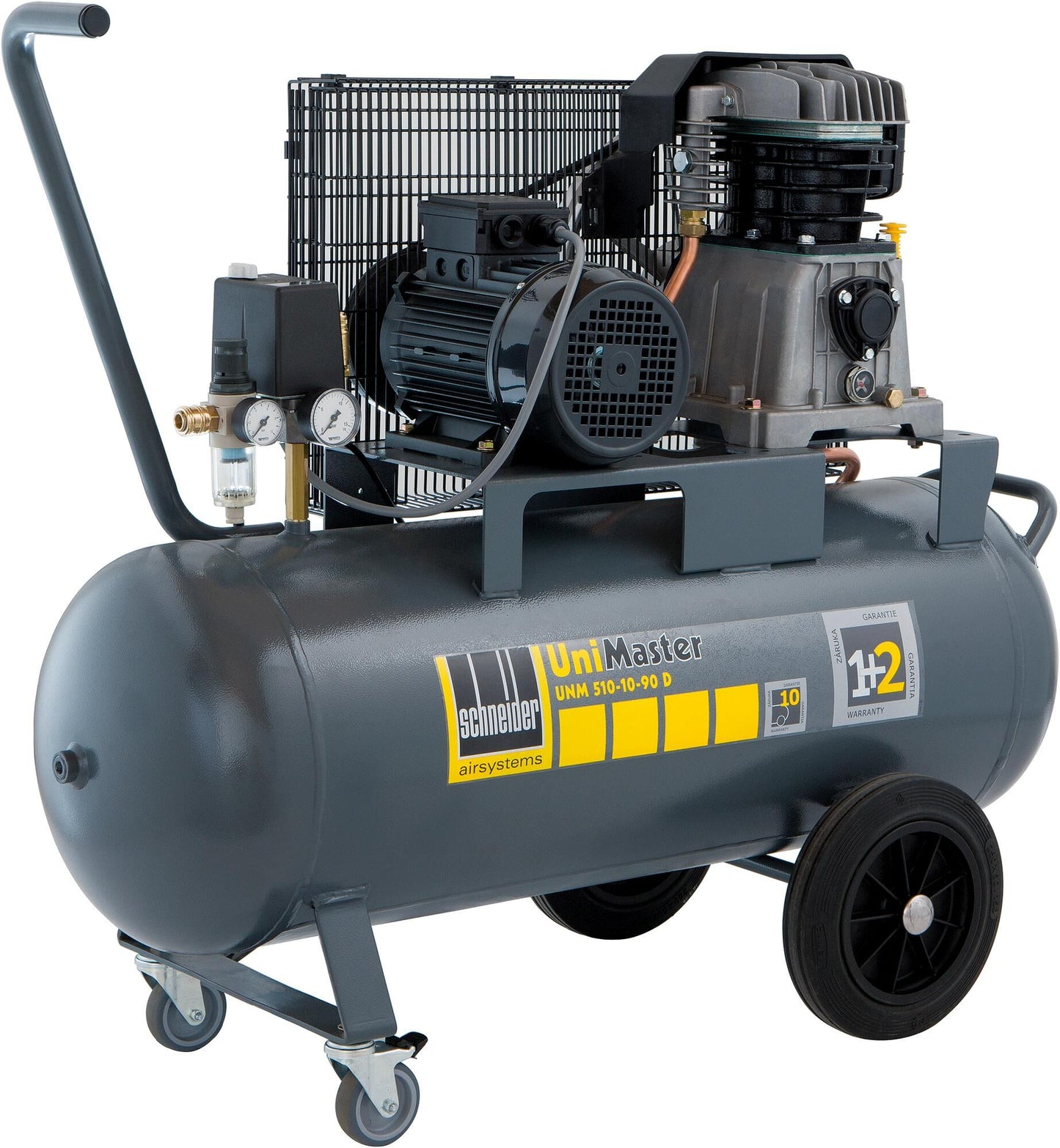Schneider airsystems compressor unimaster unm 510-10-90 d compressor uni master type 510-10-90d