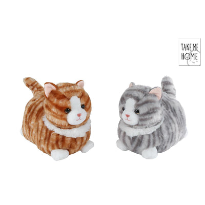 Take me home poes liggend pluche 25cm