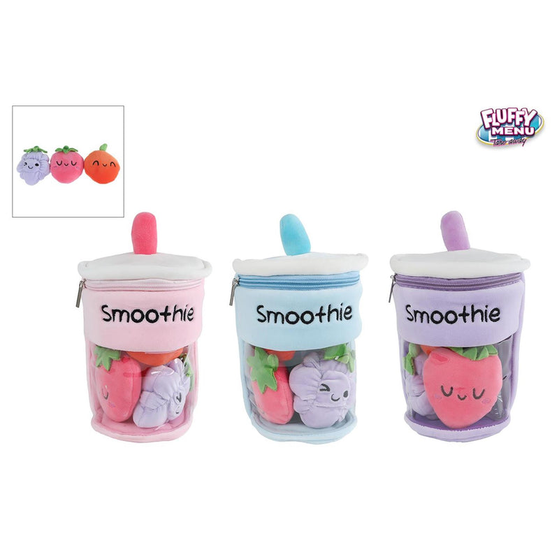 Fluffy menu pluche smoothie 25cm