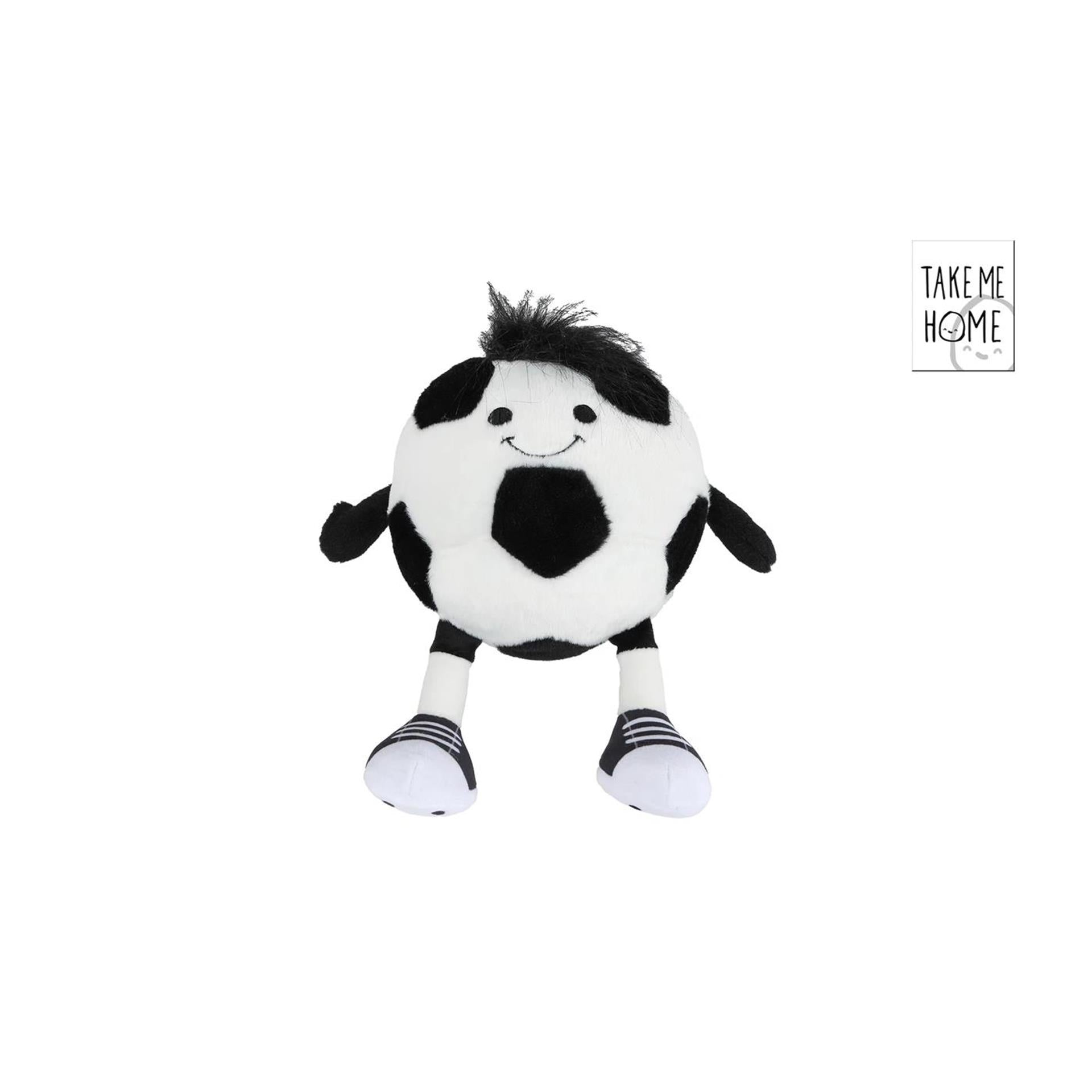 Take me home voetbal pluche 16,5 25cm