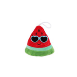 Fluffy menu fruit pluche met zonnebril 4ass 6cm - afbeelding 2
