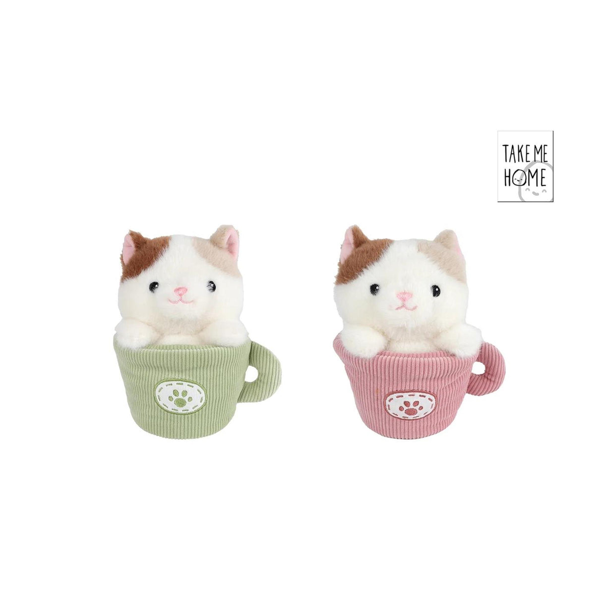 Take me home poes in mok pluche 2ass 18cm
