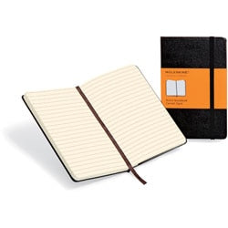 Moleskine notitieboek xl lijn zacht kaft zwart