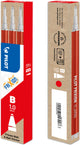 Pilot balpenvulling frixion ball clicker, rood, etui van 3 stuks 12 stuks