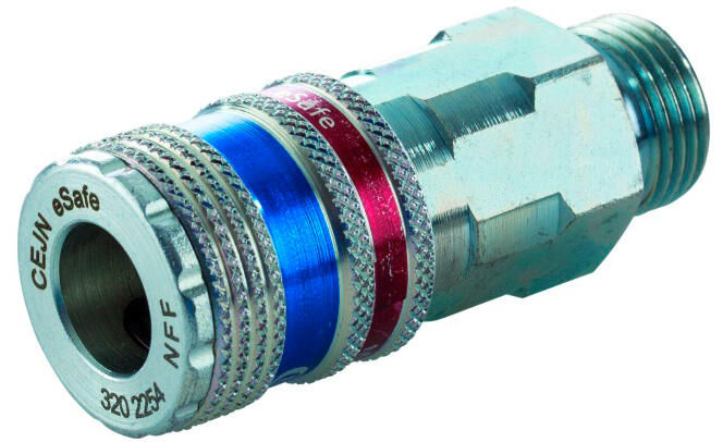 Schneider airsystems snelkoppeling ssk safety coupling 1 2 cutter external thread