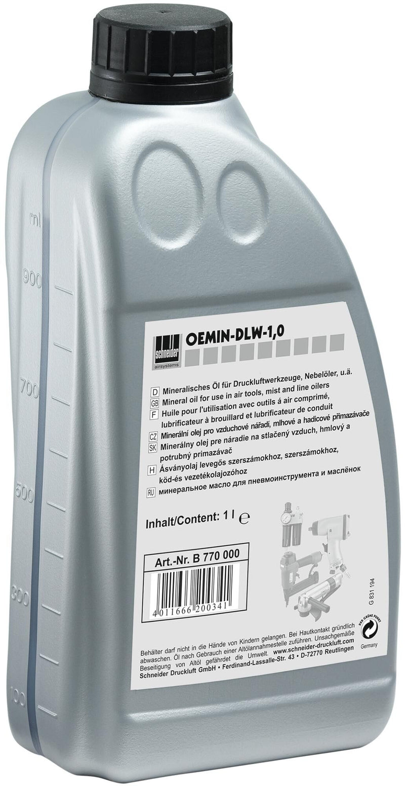Schneider airsystems schmieröl oemin-dlw spec. oil for compressed zeuge