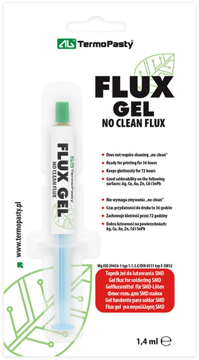 Termopasty | agt-047 | flux gel voor smd solderen | 1,4 ml.
