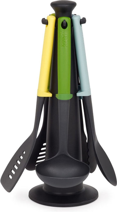 Joseph joseph duo opal - keukenhulpen carrousel set van 6 stuks - ijzer - multicolor