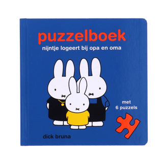Nijntje boek puzzel, logeert bij opa en oma | 2 stuks