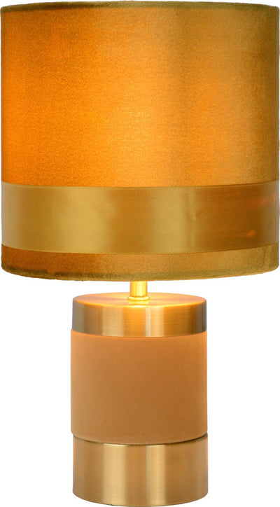 Lucide extravaganza frizzle - tafellamp - ø 18 cm - 1xe14 - geel