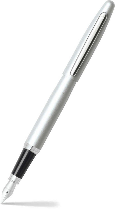 Sheaffer vulpen - vfm - zwart en zilver met chroom - penpunt m - sf-e0940053