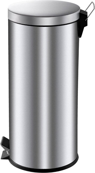 V-part - pedaalemmer 30 liter - stainless steel - rvs - prullenbak