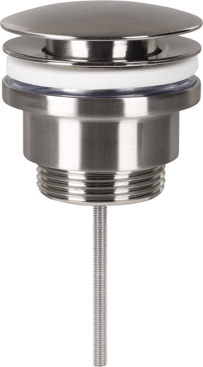 Differnz design afvoerplug mat chroom