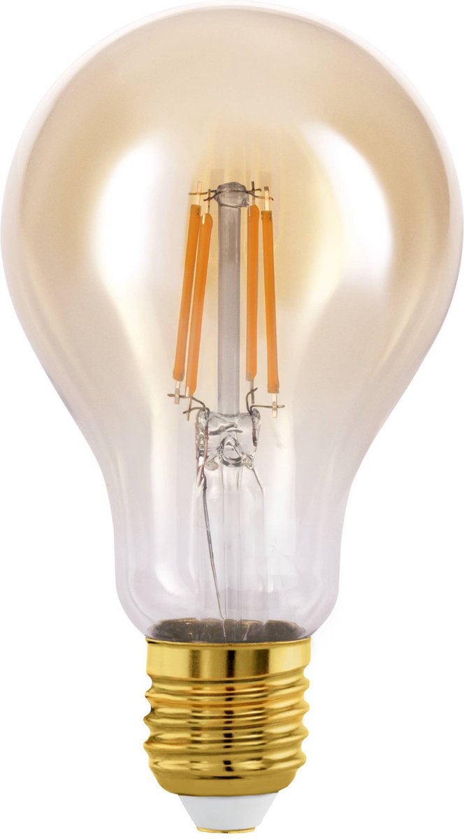 Eglo led lamp vintage look - e27 - ø 7,5 cm - e27 - amberkleurig