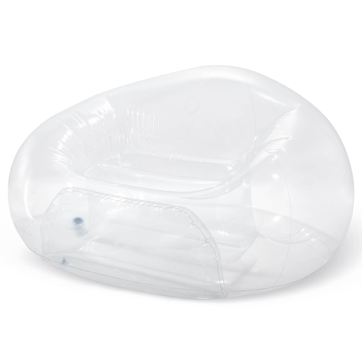 Intex Beanless Bag opblaasstoel - transparant