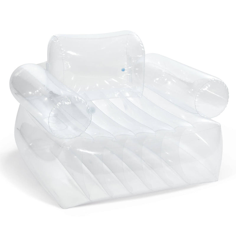 Intex Opblaasbare fauteuil transparant